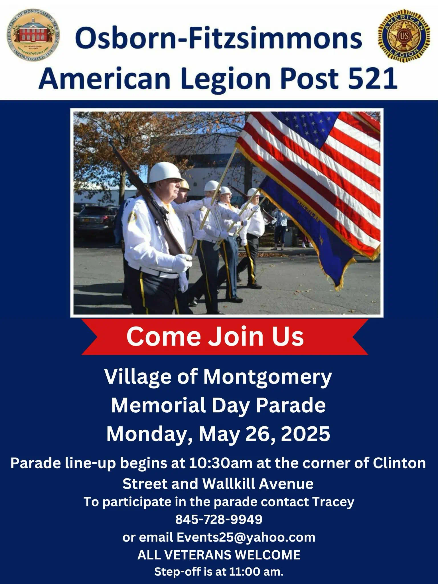 2025 Village of Montgomery Memorial Day Parade