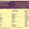 January 2025 Senior Dining Menu